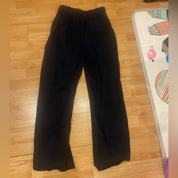 Navy Wide-Leg Pants - Picture 4 of 6